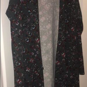 NWOT Lularoe Sarah fall colors. Size XL Long sweater duster